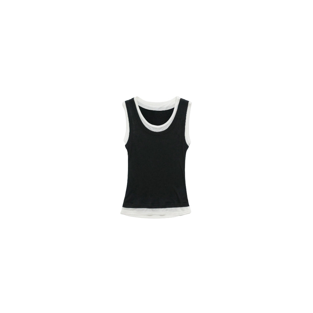 Outerwear or layering tank top, ultra-fine soft breathable wool top