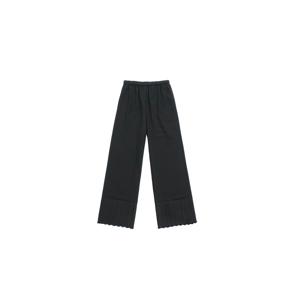 Spring-summer designer handmade pleated straight-leg loose casual slimming versatile pants
