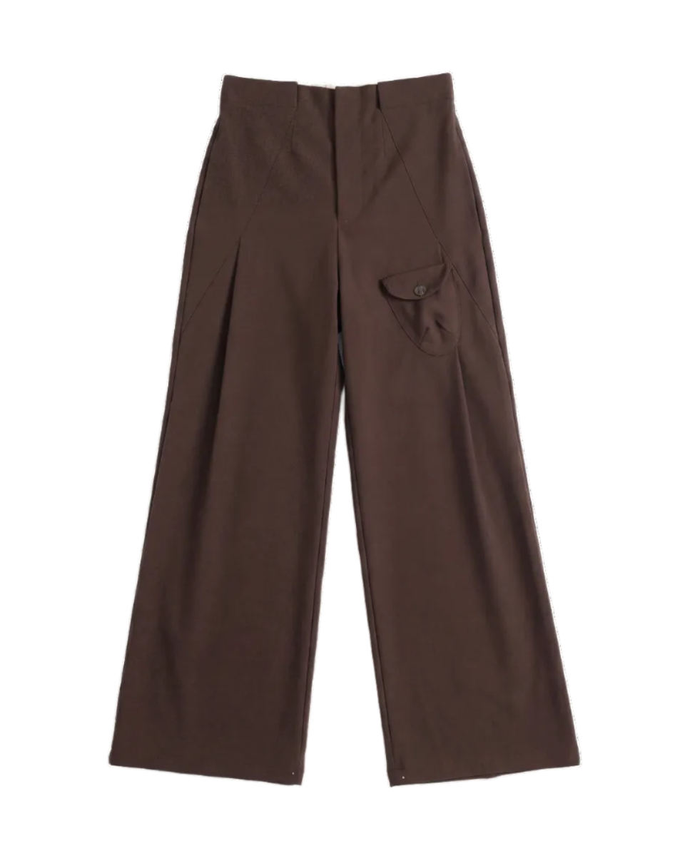 布朗Slim Straight-Leg Casual Pants