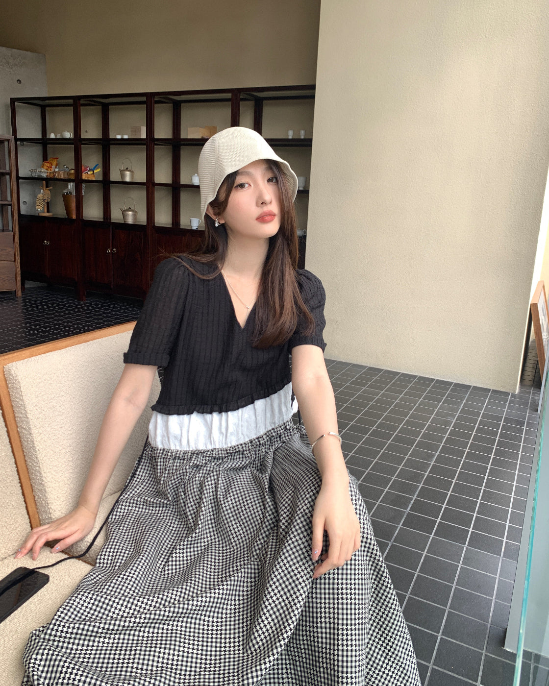 Original designer petite-friendly dress for women