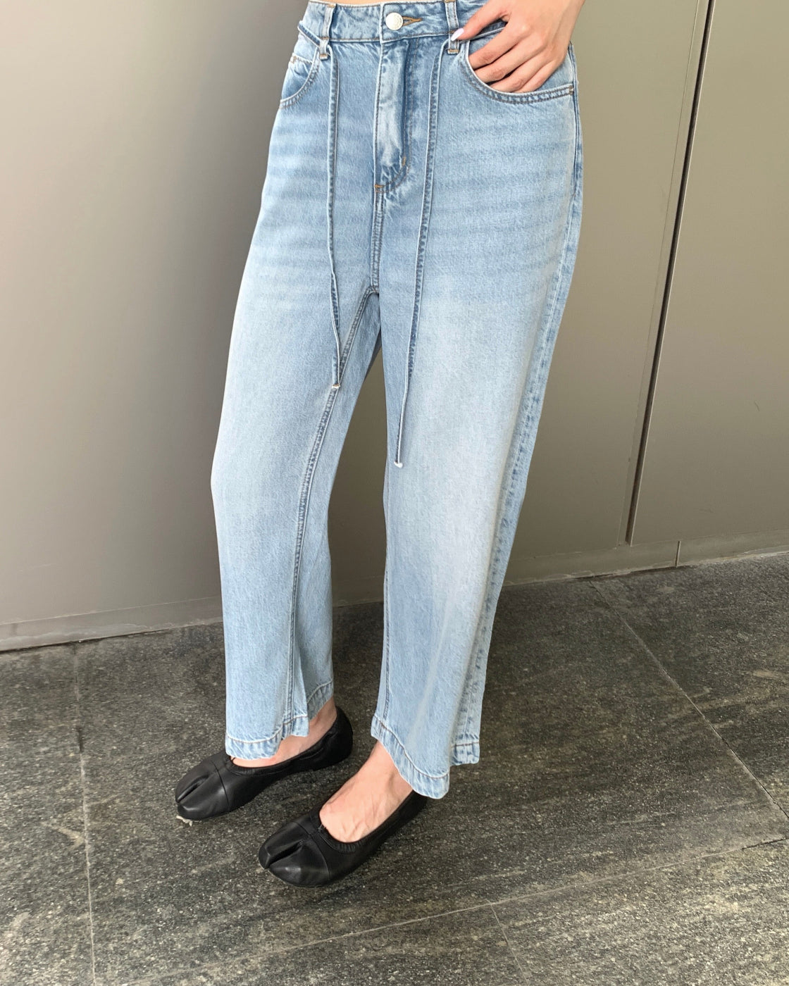 Summer jeans, cropped straight-leg airy ultra-cool slimming versatile pants