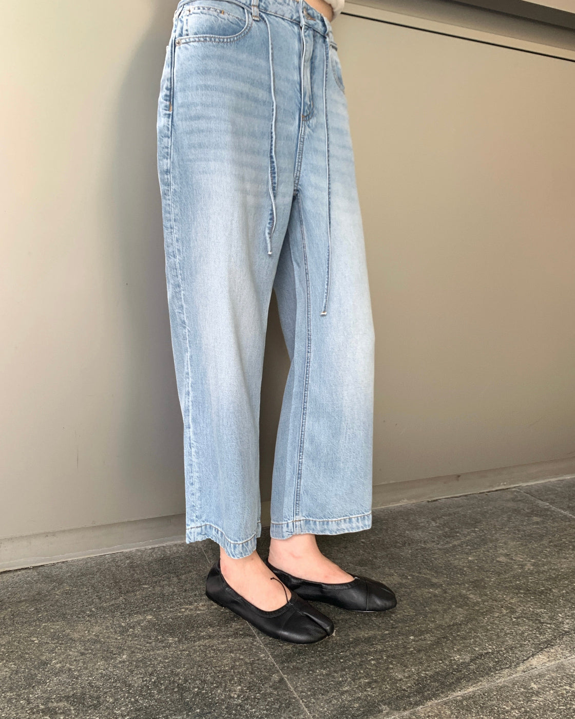 Summer jeans, cropped straight-leg airy ultra-cool slimming versatile pants