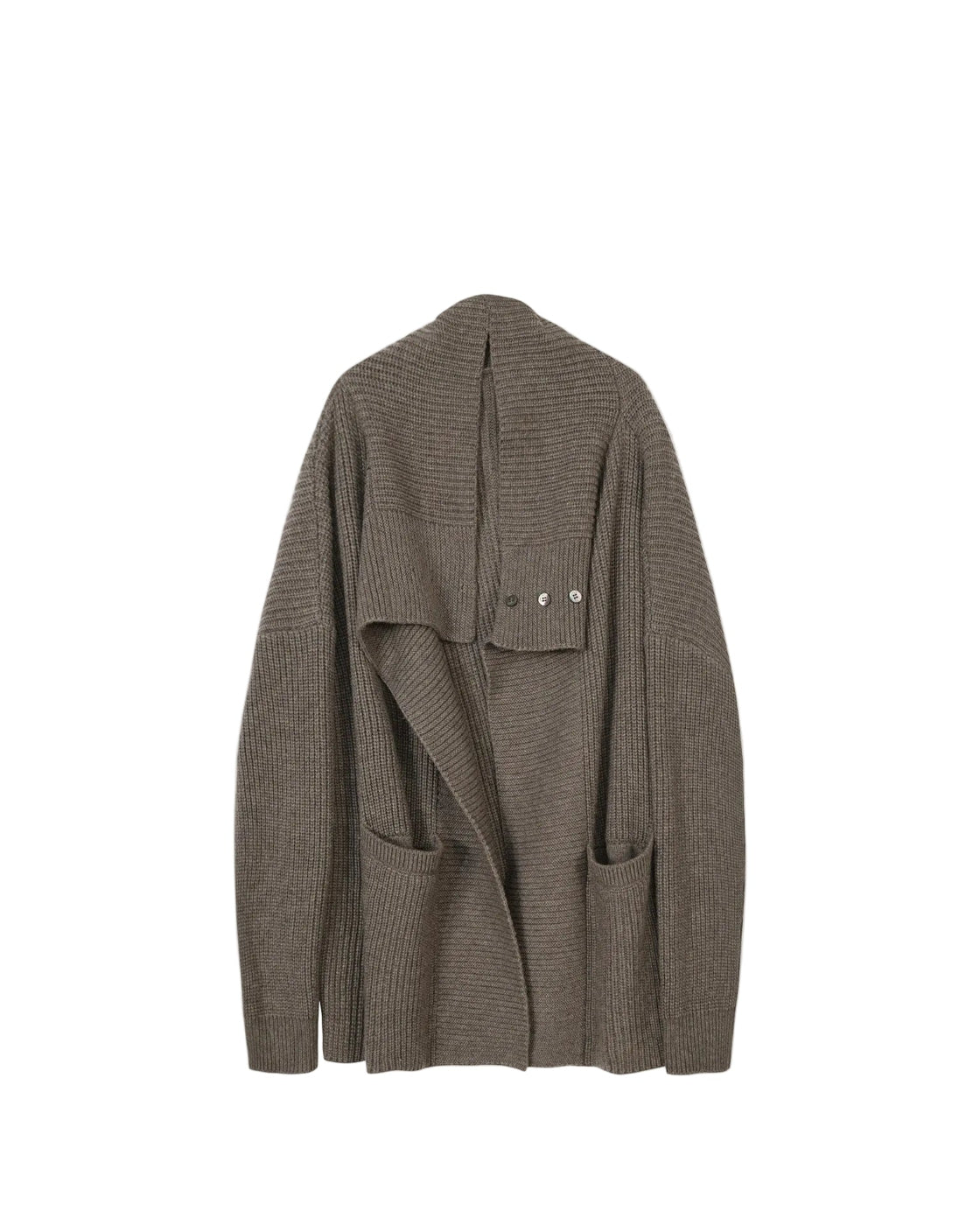 ショールカラー オーバーサイズ ニットコート