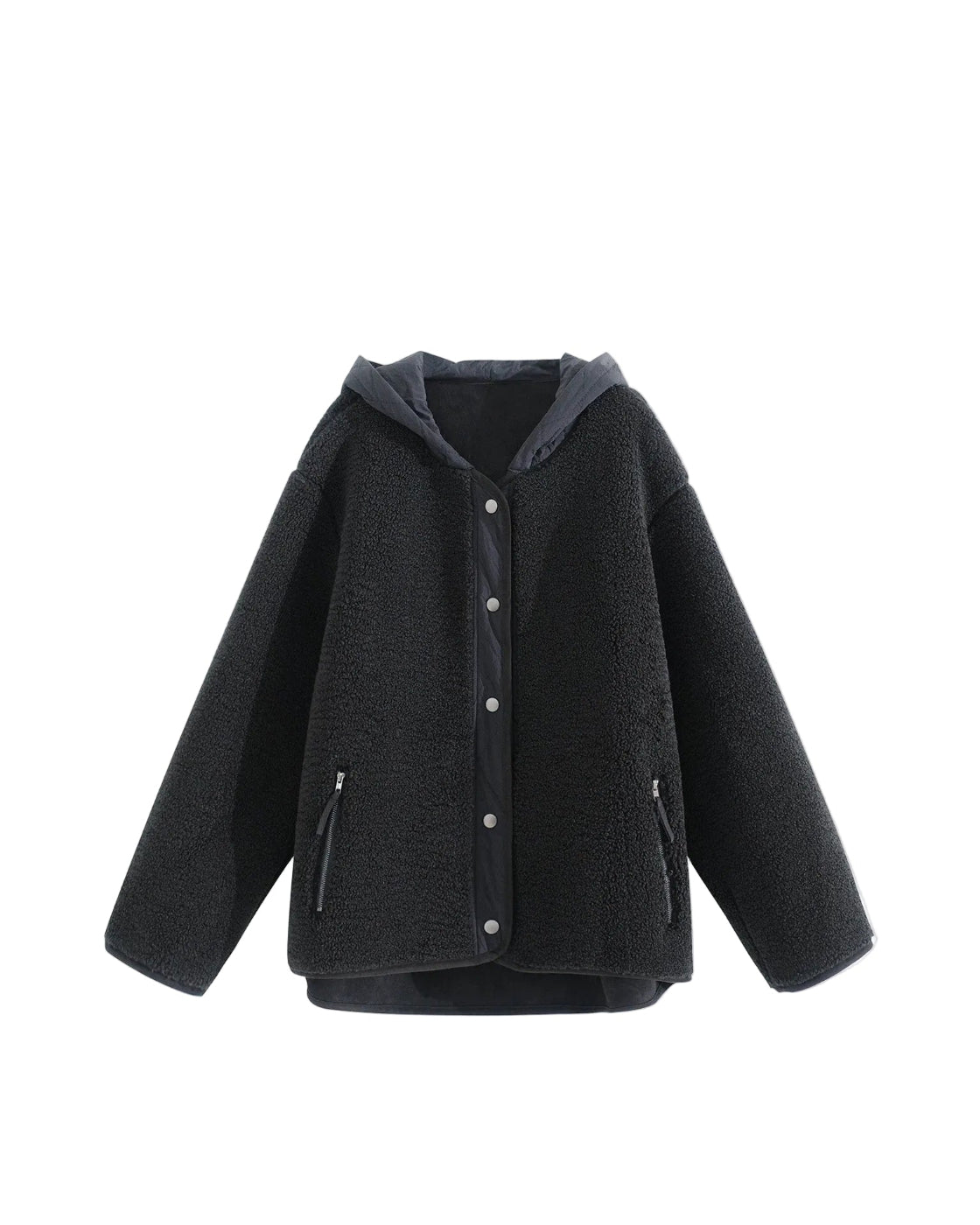 Cozy Plush Oversized Slimming Warm Jacket