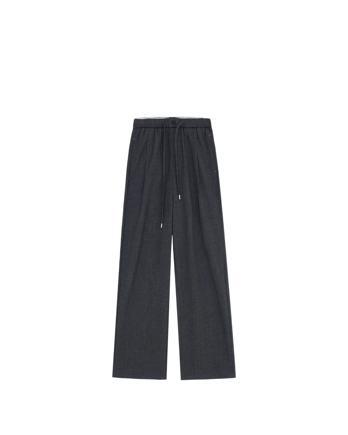 ハイウエスト ストレート リラックススラックス