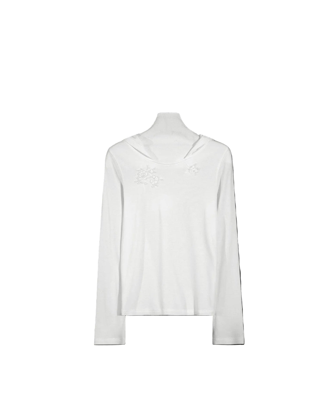 Hooded Casual Fitted T-Shirt Top