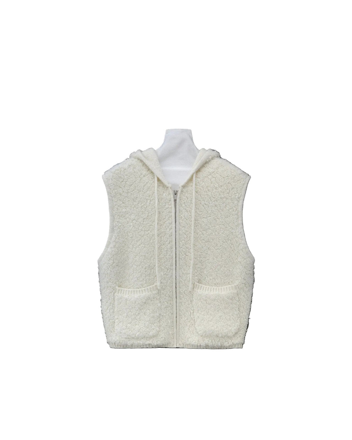 화이트 링 디테일 소프트 숏 자켓 & 베스트