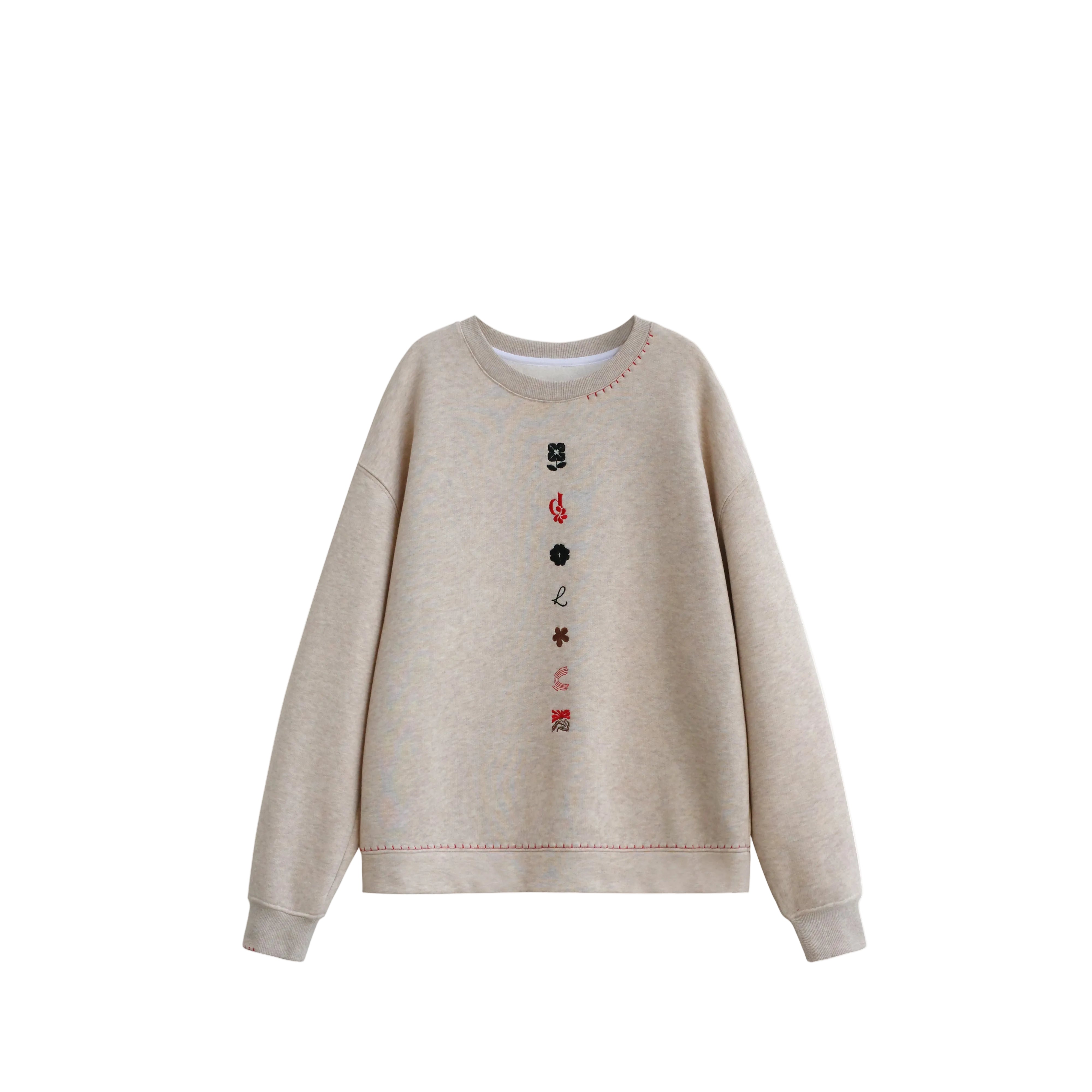 기모 후드 디자인 루즈핏 긴팔 티셔츠