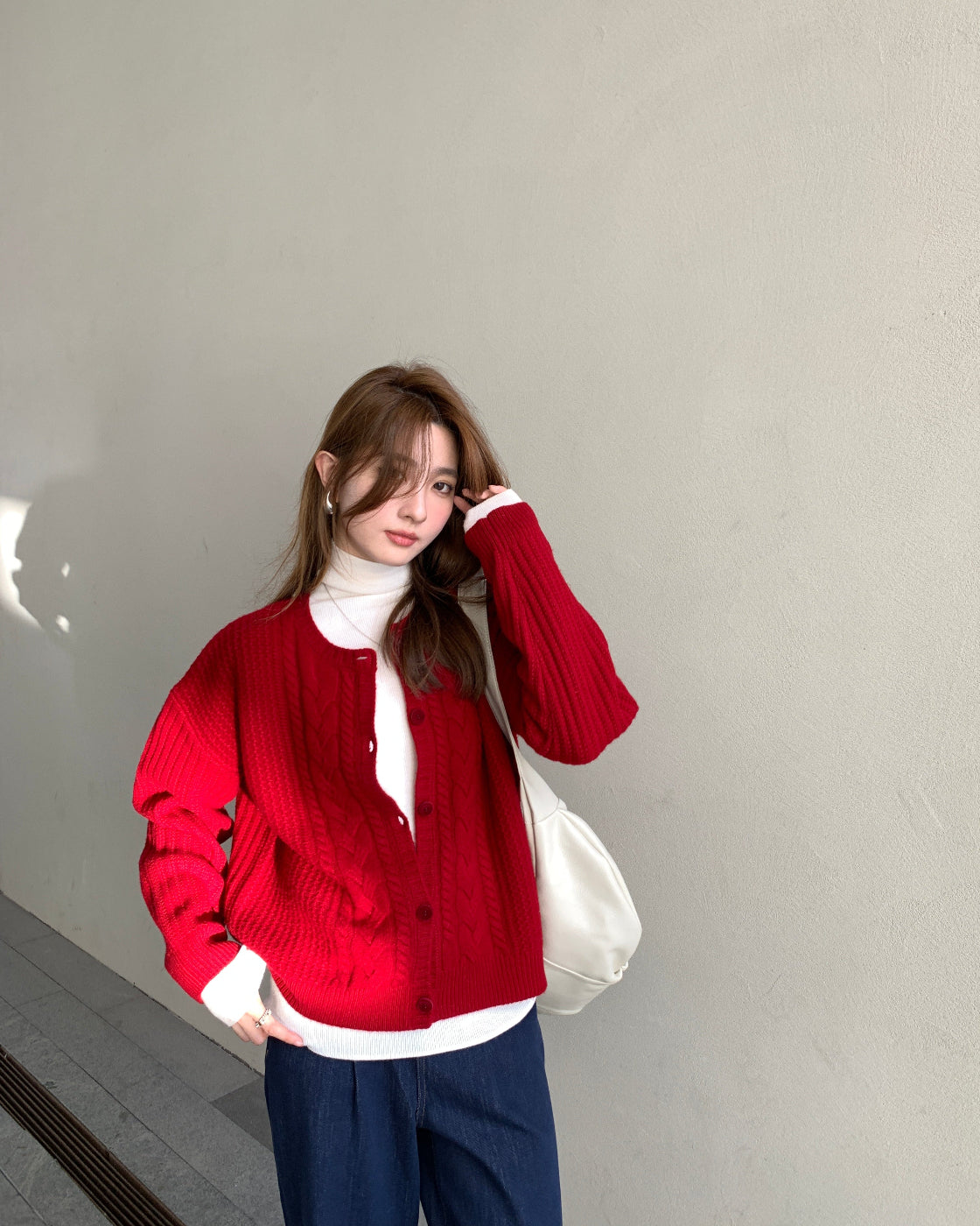 Genuine Leather Designer 'Croissant Bag