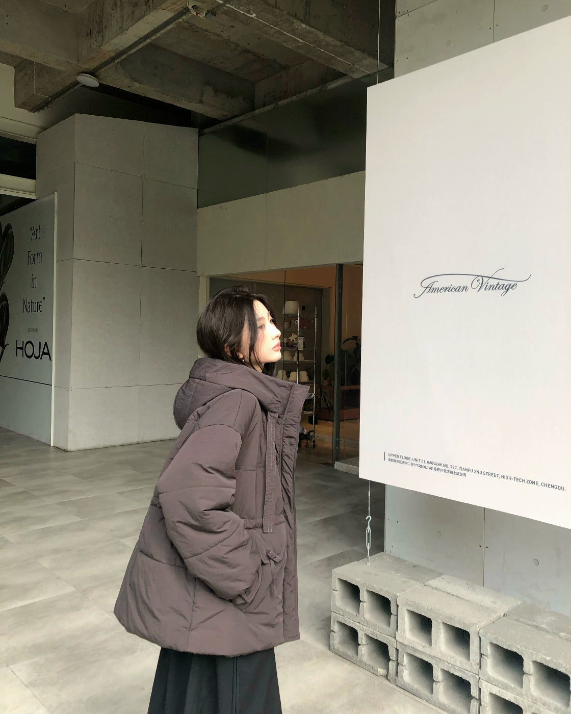 モダン・トグル & テックナイロン・ショートコート