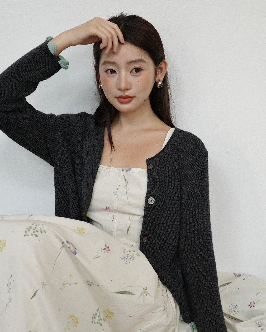 3Dペタル・レイヤード & 構築的ケーブルニット