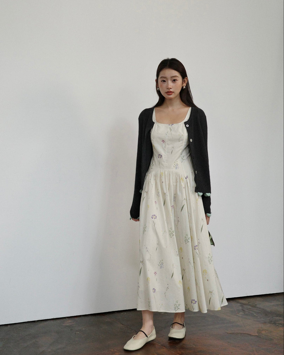 3Dペタル・レイヤード & 構築的ケーブルニット