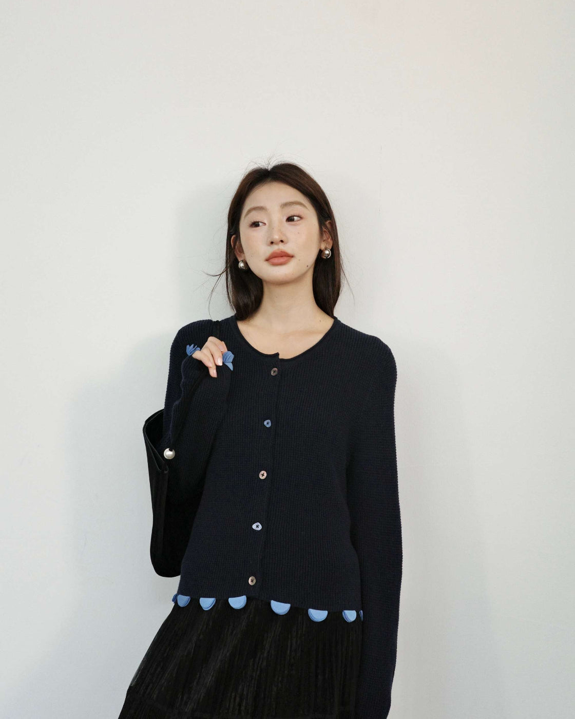 3Dペタル・レイヤード & 構築的ケーブルニット