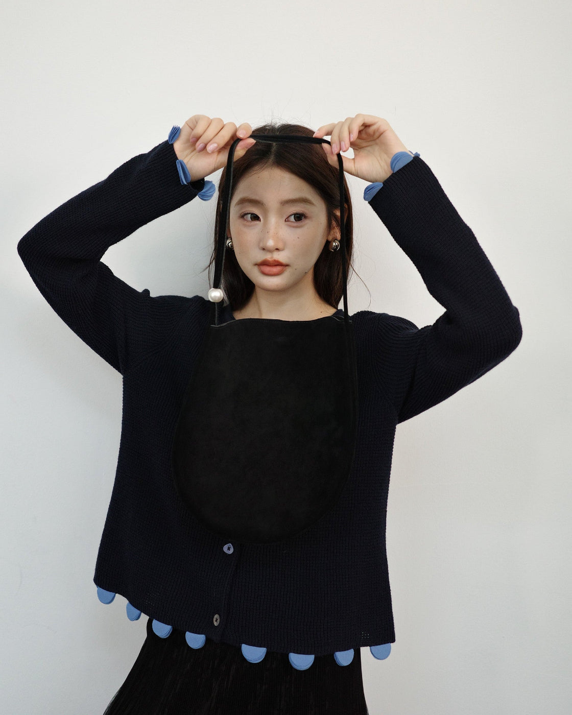 3Dペタル・レイヤード & 構築的ケーブルニット