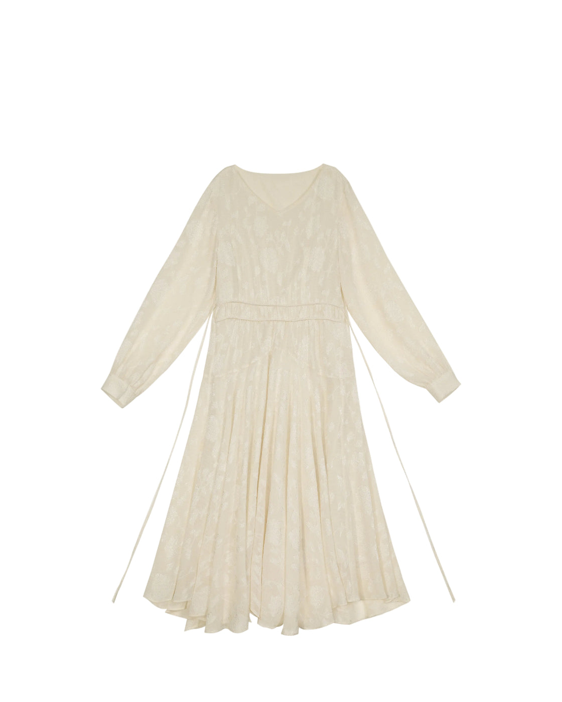 スカルプチュアル・プリーツ & ドラマティック・フレアドレス